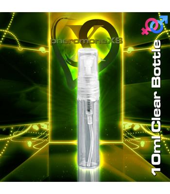 10ml Clear Plastic Bottle - Atomizer Top